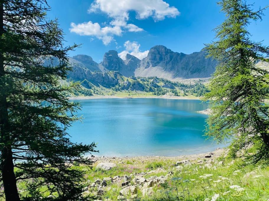 Studio De Charme Avec Vue Sur Le Val D'Allos, Parking Et Wifi Gratuit Exteriör bild
