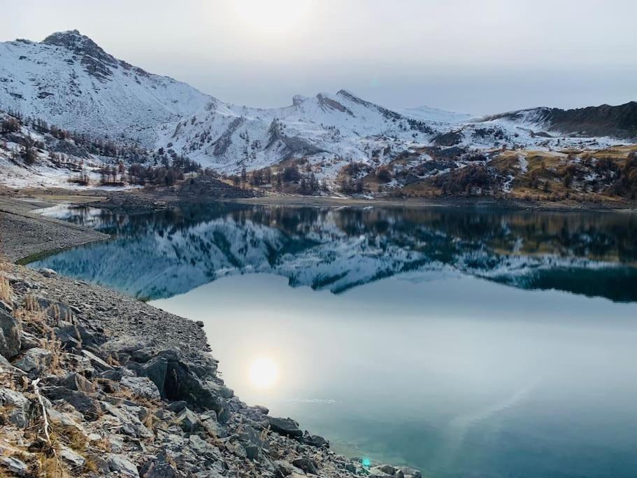 Studio De Charme Avec Vue Sur Le Val D'Allos, Parking Et Wifi Gratuit Exteriör bild