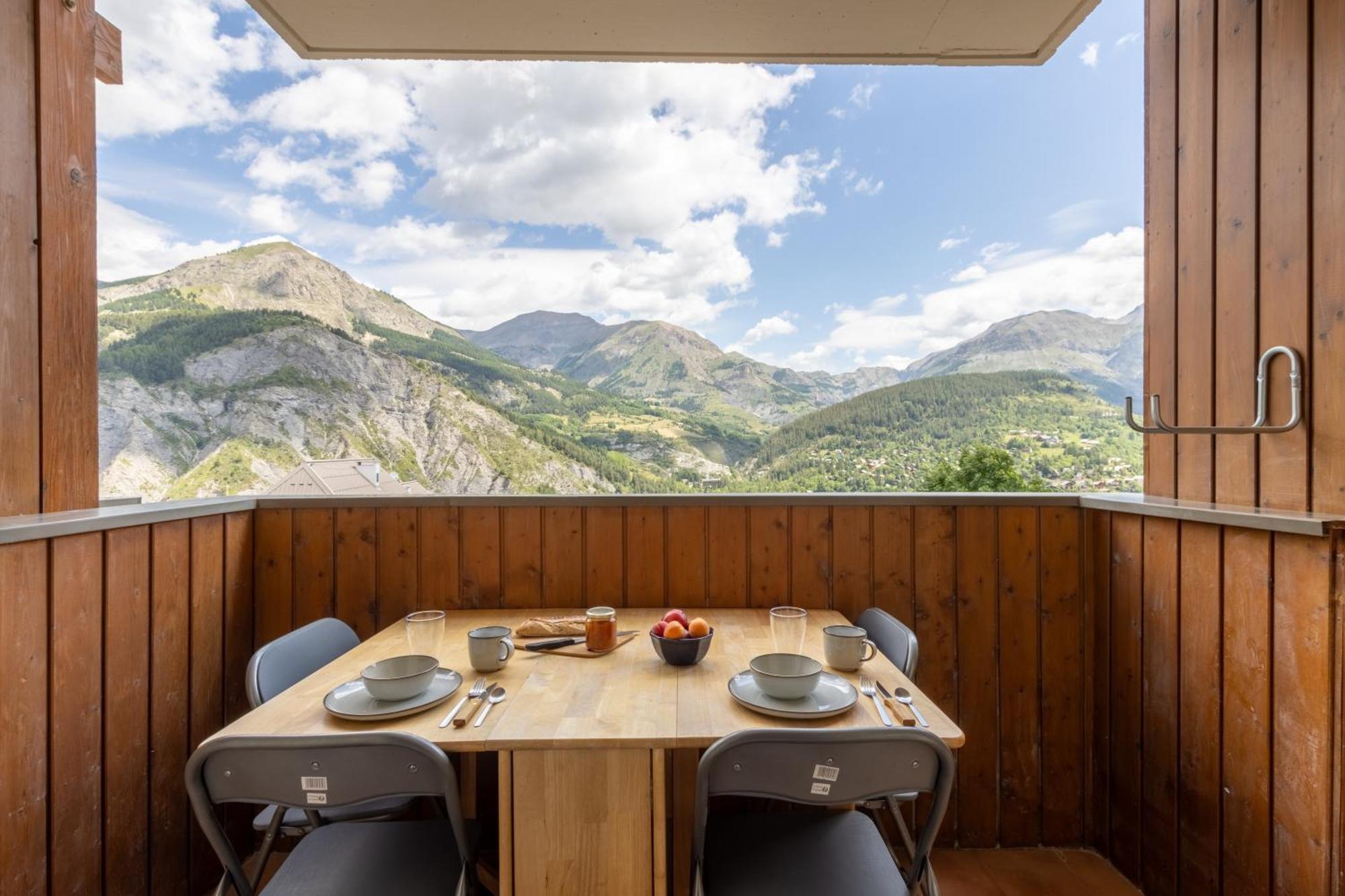 Studio De Charme Avec Vue Sur Le Val D'Allos, Parking Et Wifi Gratuit Exteriör bild