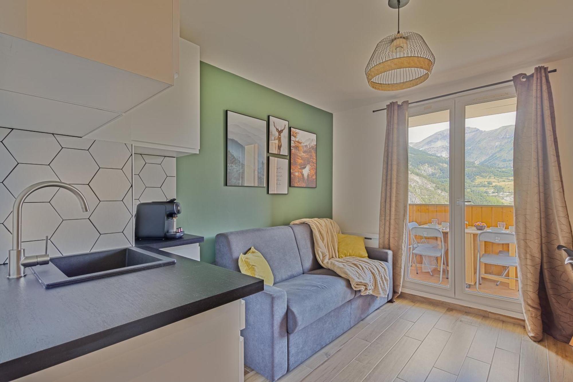 Studio De Charme Avec Vue Sur Le Val D'Allos, Parking Et Wifi Gratuit Exteriör bild